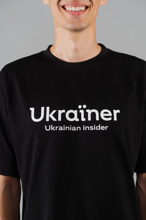 Футболка Ukrainian Insider чорна - Зображення 6