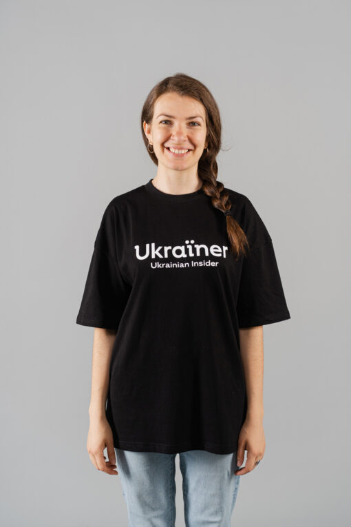 Футболка Ukrainian Insider чорна - Зображення 2